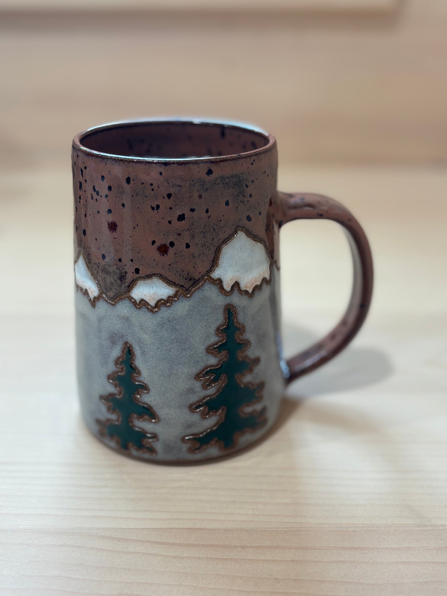 Moose Snowy Peaks Mug