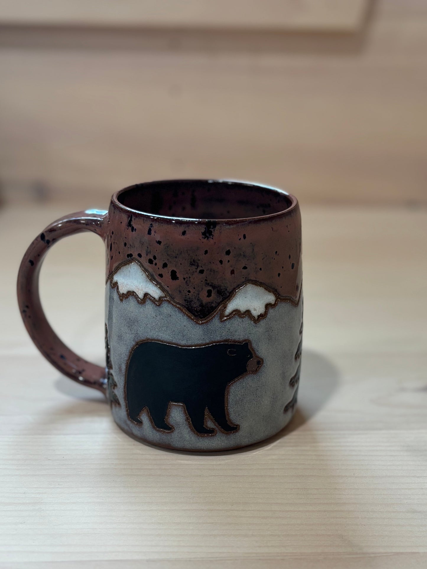 Bear Snowy Peaks Mug