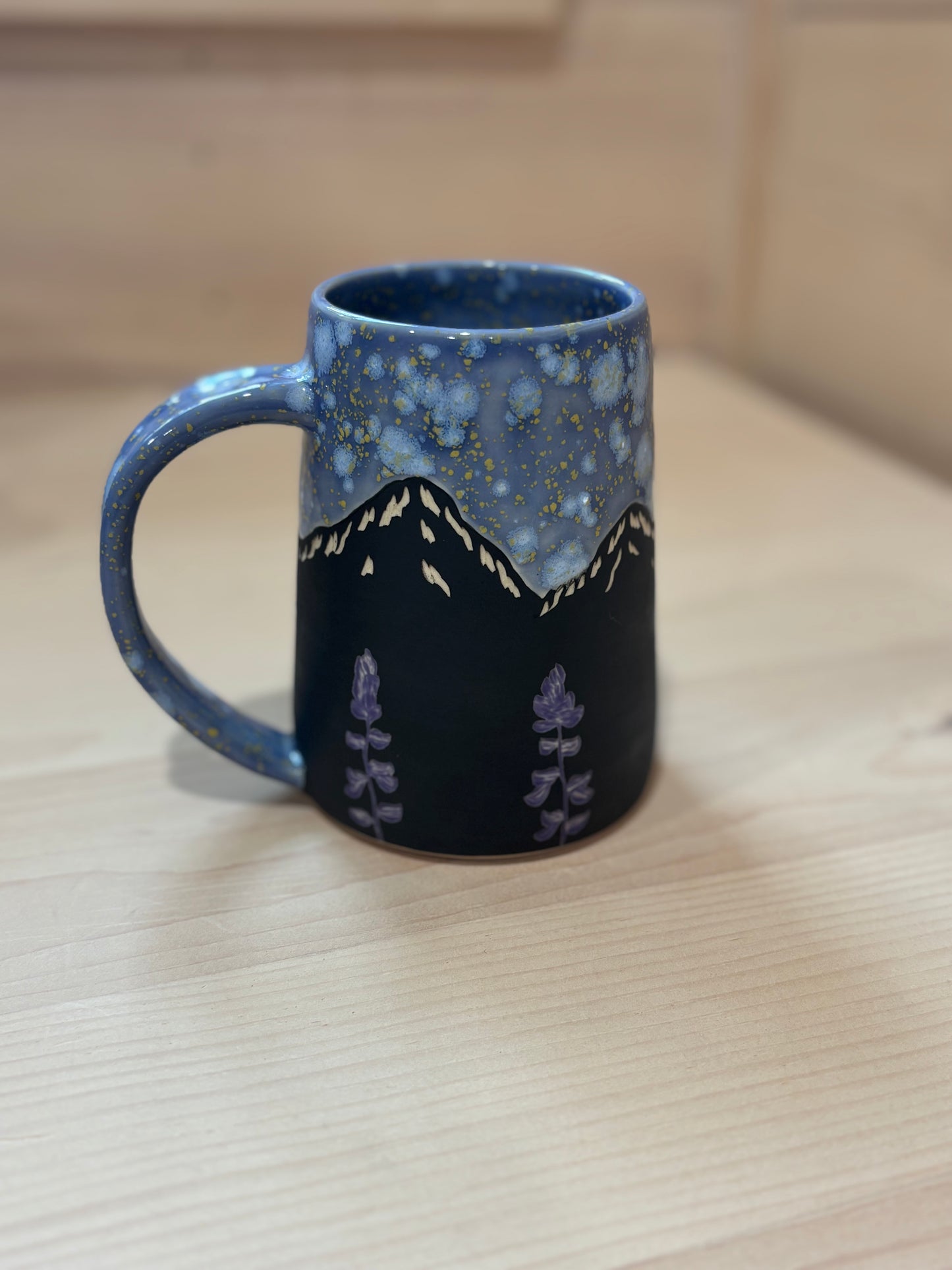 Black Mountain and Lupine Mug