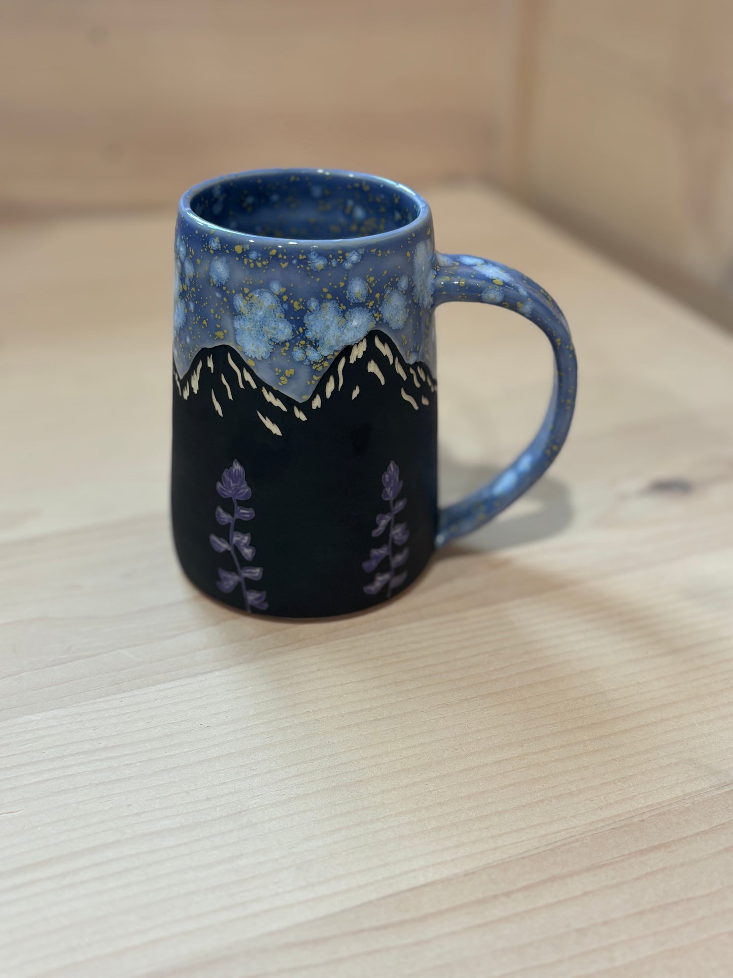 Black Mountain and Lupine Mug